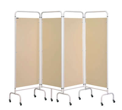 Sunflower 4 Panel Mobile Folding Ward Screen